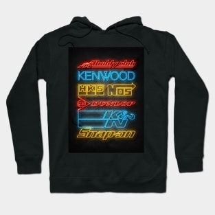 Neon Car Sponsors Hoodie